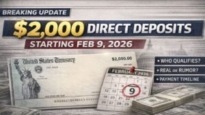 $2,000 Direct Deposits in February 2026: Separating Fact from Fiction