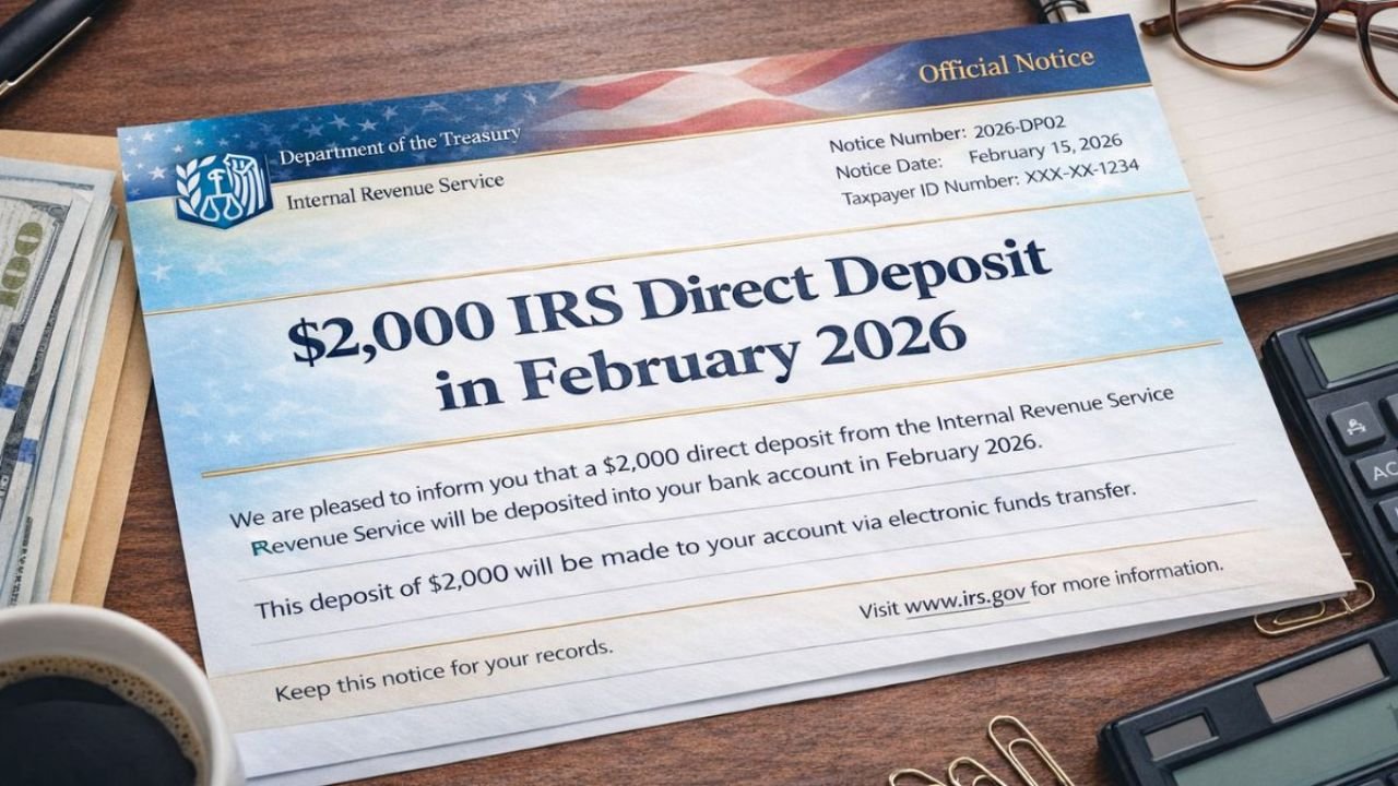 $2,000 IRS Direct Deposit in February 2026: What Is Confirmed and What Is Not