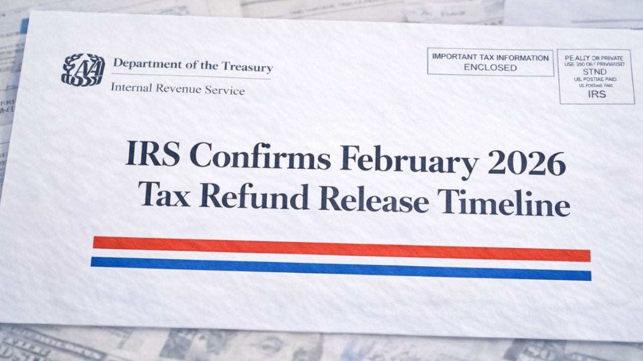 IRS Confirms February 2026 Tax Refund Release Timeline: What Taxpayers Should Expect