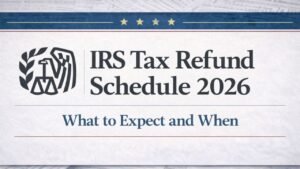IRS Tax Refund Schedule 2026 – What to Expect and When