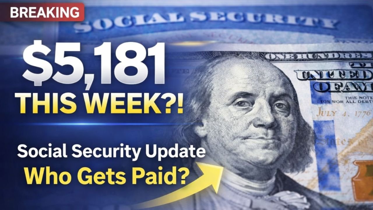 Social Security Payments Up to $5,181 Coming This Week: What Recipients Need to Know